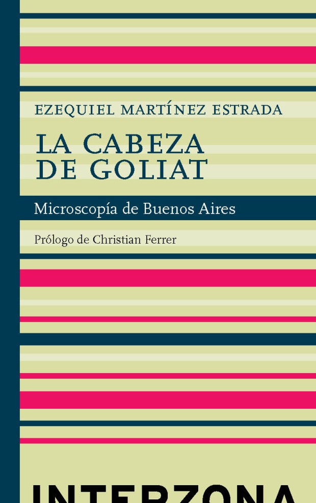 Portada La cabeza de Goliat